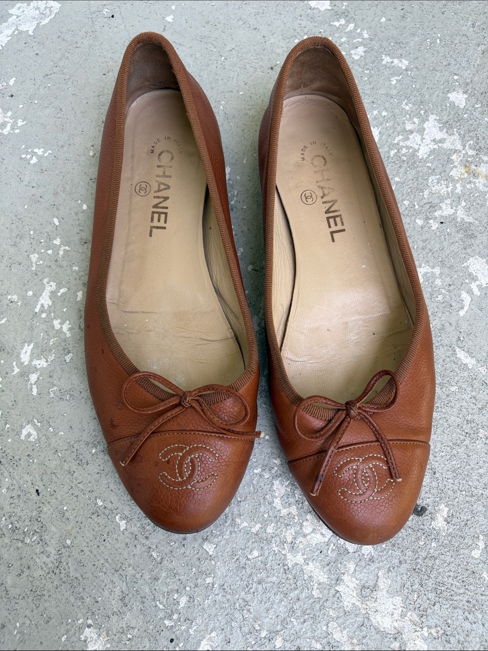 Chanel ballerina flats